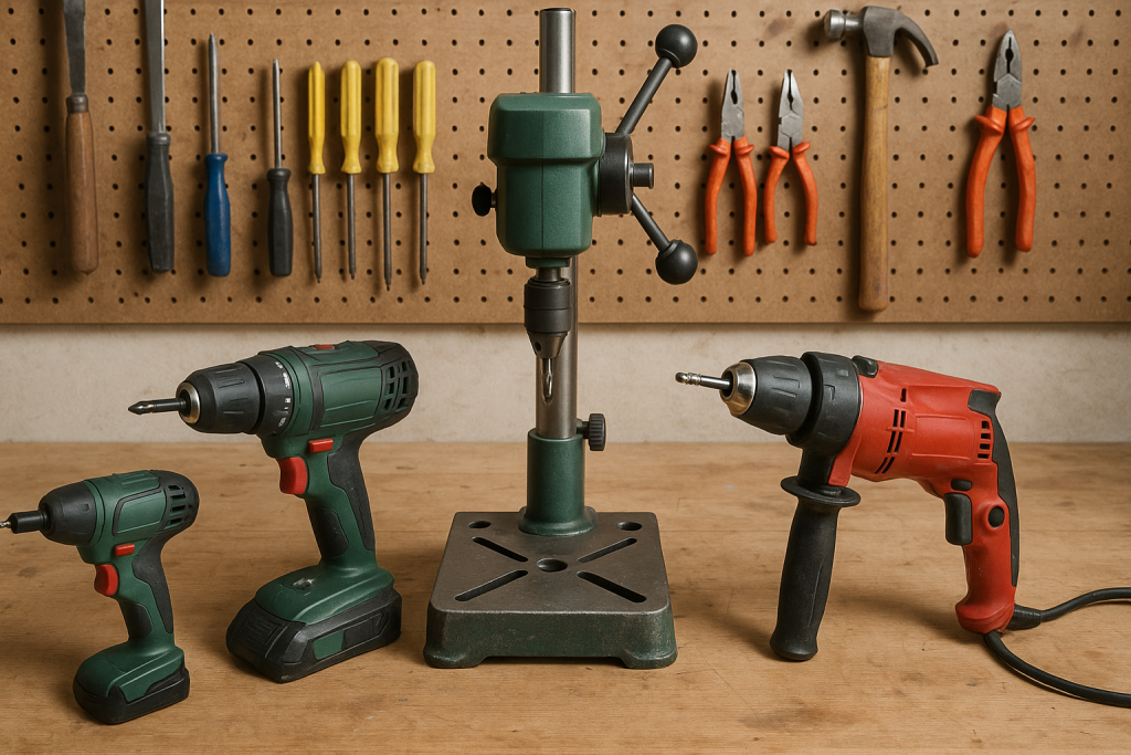 Vergleich verschiedener Bohrmaschinen für DIY-Projekte